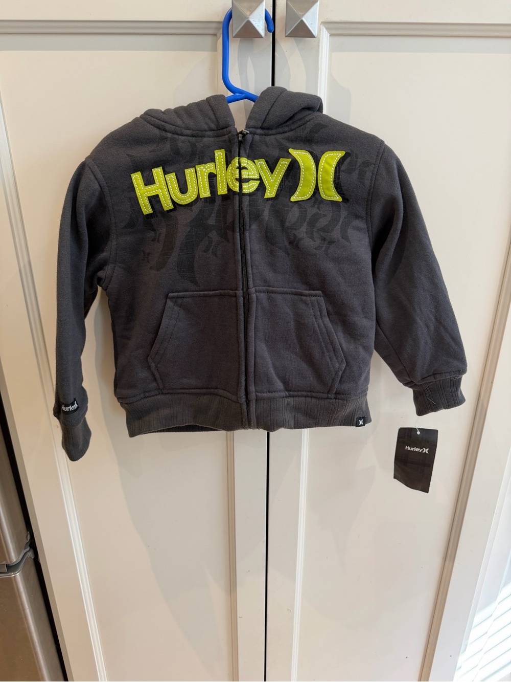 New Hurley 3t Kids' grey Hoodie